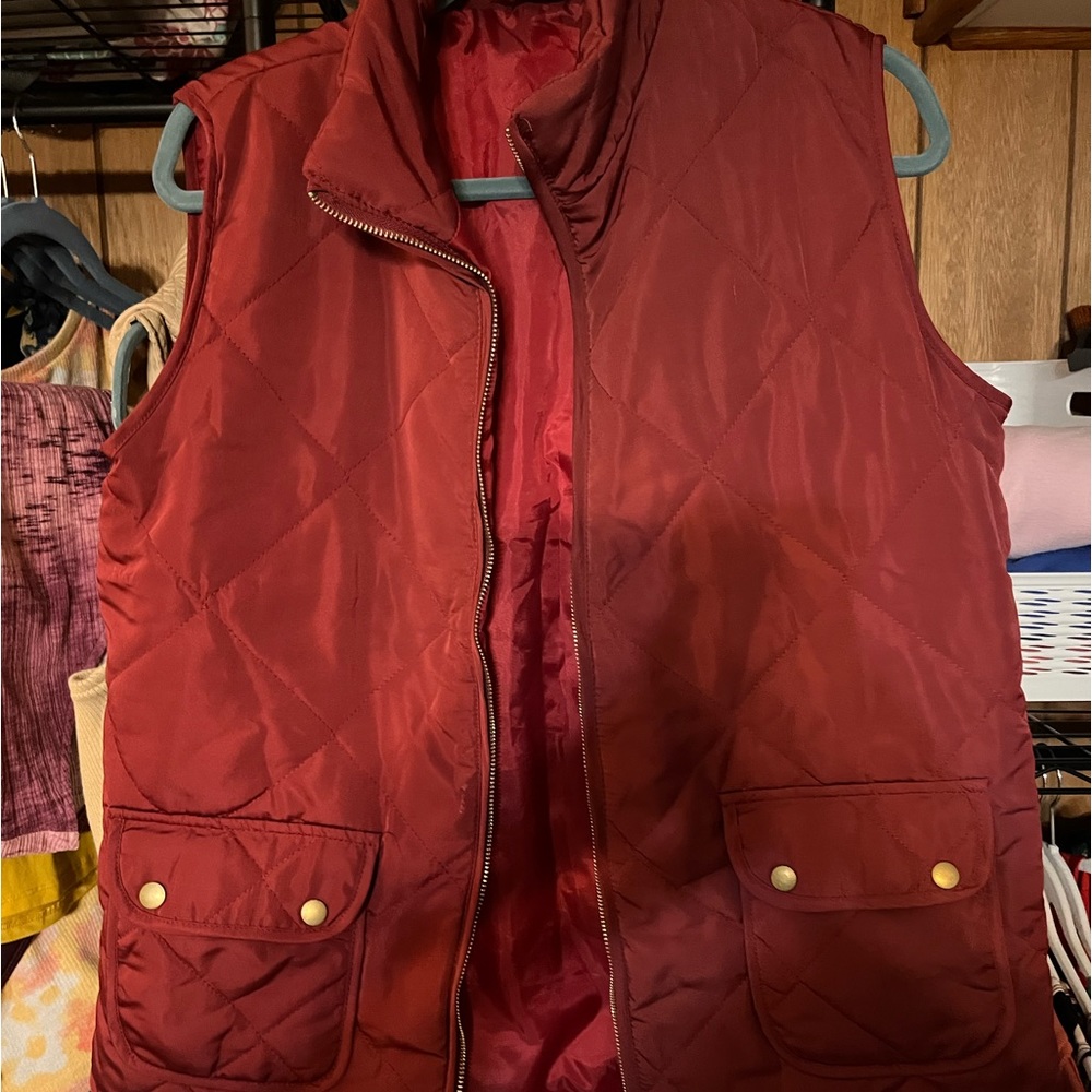 New XL Boutique Maroon Vest